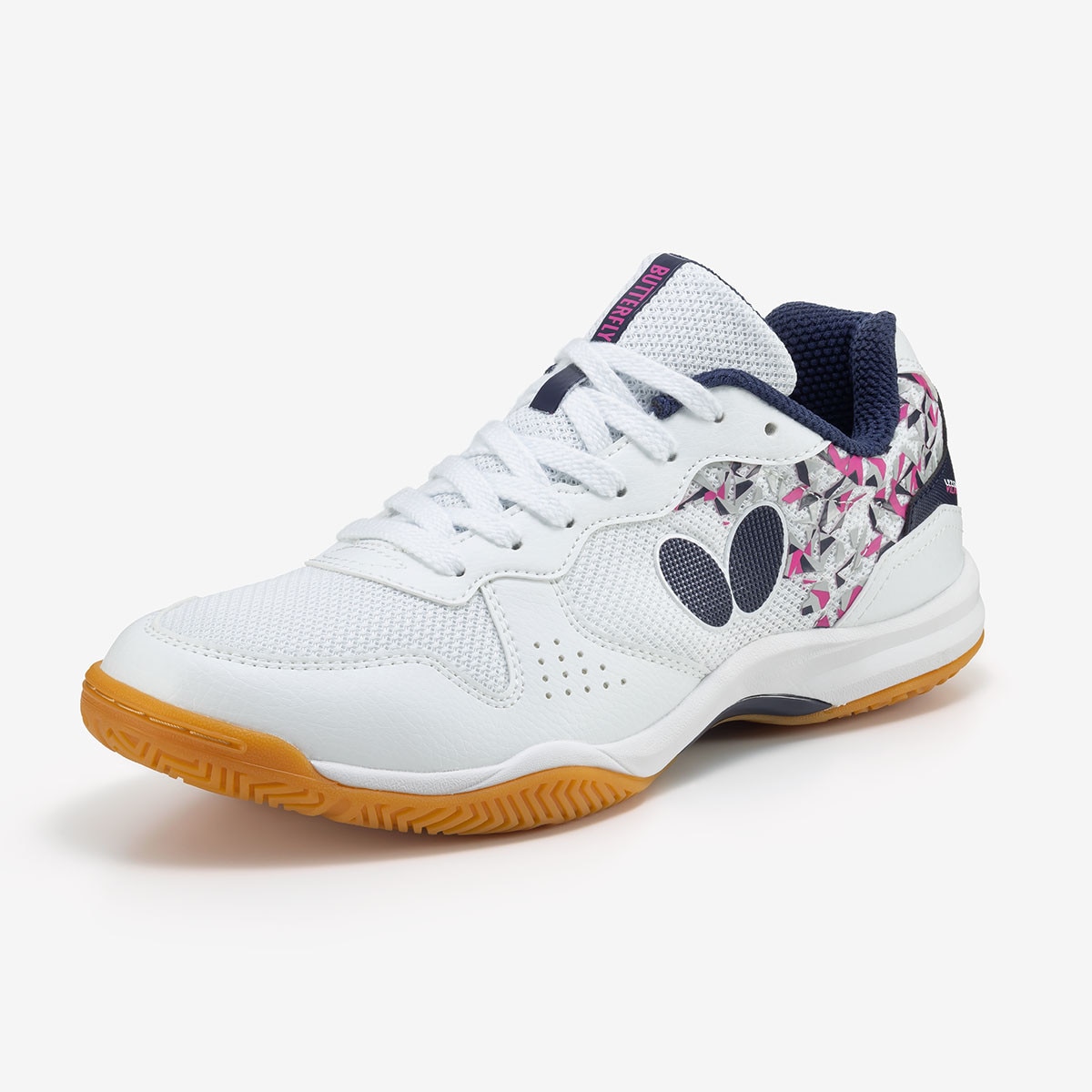 Butterfly Vilight II Table Tennis Shoes - White - Front - Angle